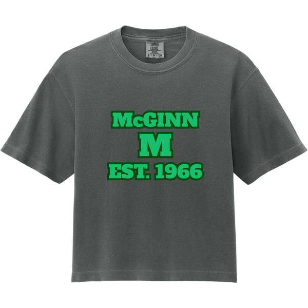 McGinn Elementary Comfort Colors Women’s Heavyweight Boxy Tee