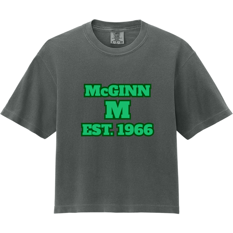 McGinn Elementary Comfort Colors Women’s Heavyweight Boxy Tee