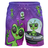 Dupage Black Bears Alien Youth Workout Wear Shorts
