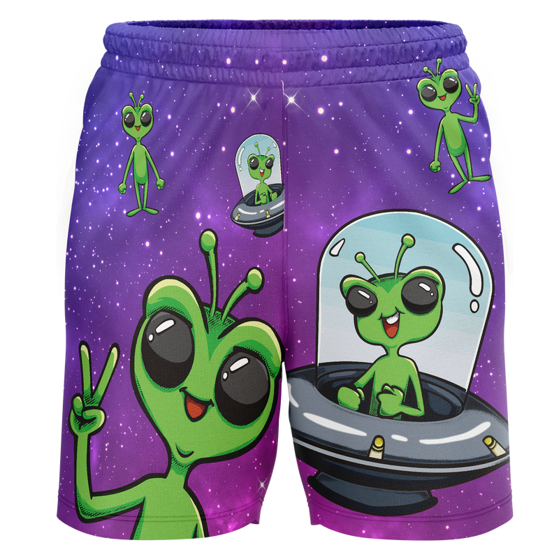Dupage Black Bears Alien Youth Workout Wear Shorts