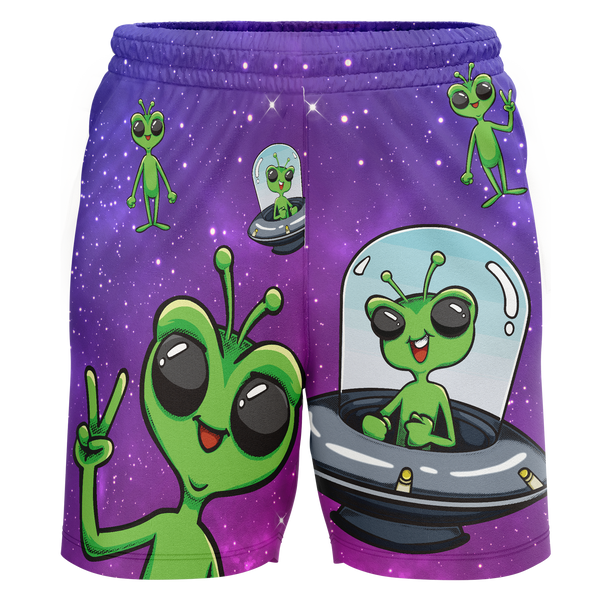 Dupage Black Bears Alien Adult Workout Wear Shorts