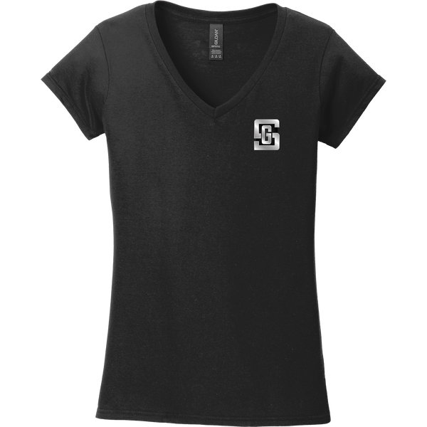Gregory Schaefer Softstyle Ladies Fit V-Neck T-Shirt