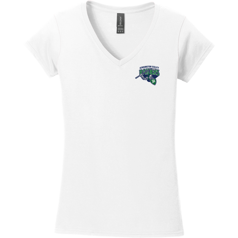 Kensington Valley Raiders Softstyle Ladies Fit V-Neck T-Shirt