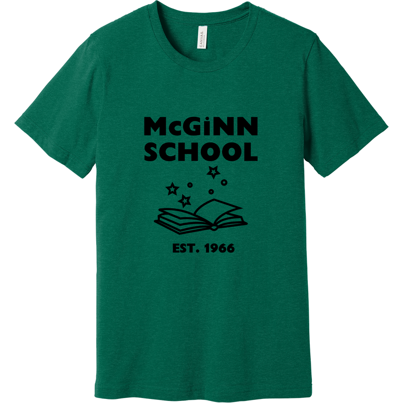 McGinn Elementary Unisex Heather CVC Short Sleeve Tee