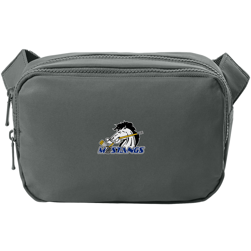Mid-State Mustangs Matte Dual-Compartment Crossbody