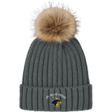 Delaware Jr. Blue Hens Faux Fur Pom Beanie