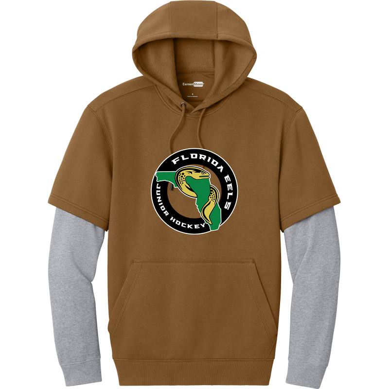 Florida Eels Tough Fleece Layered Hoodie