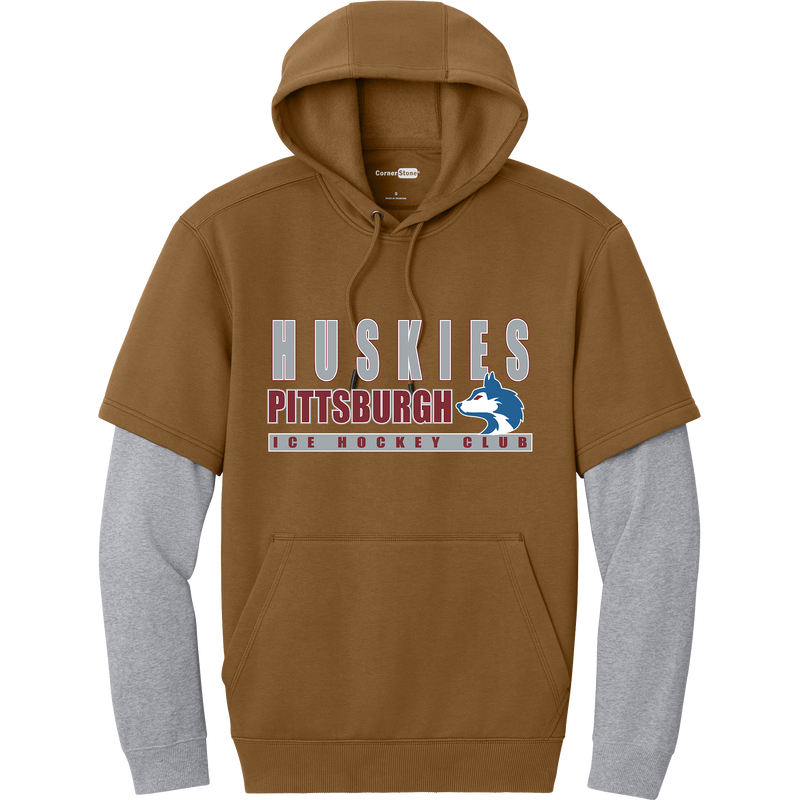 Pittsburgh Huskies Tough Fleece Layered Hoodie