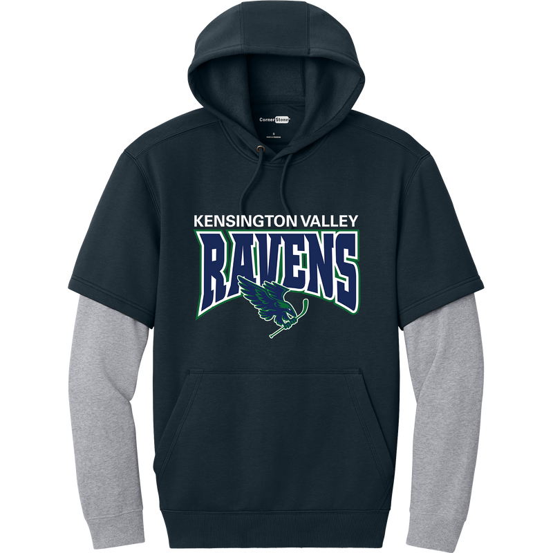 Kensington Valley Ravens Tough Fleece Layered Hoodie