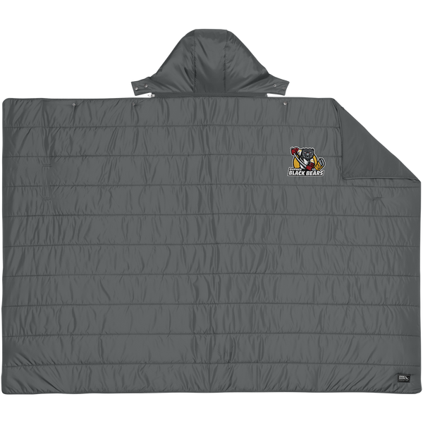 Dupage Black Bears Eddie Bauer Puffy Camp Poncho