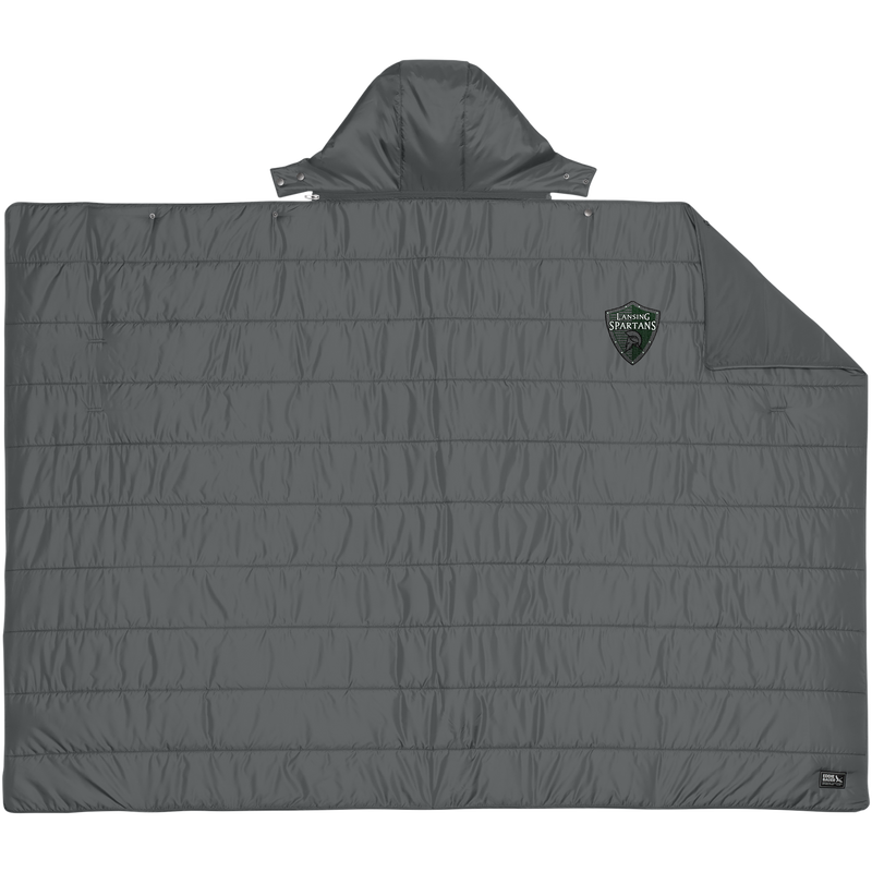 Lansing Spartans Eddie Bauer Puffy Camp Poncho
