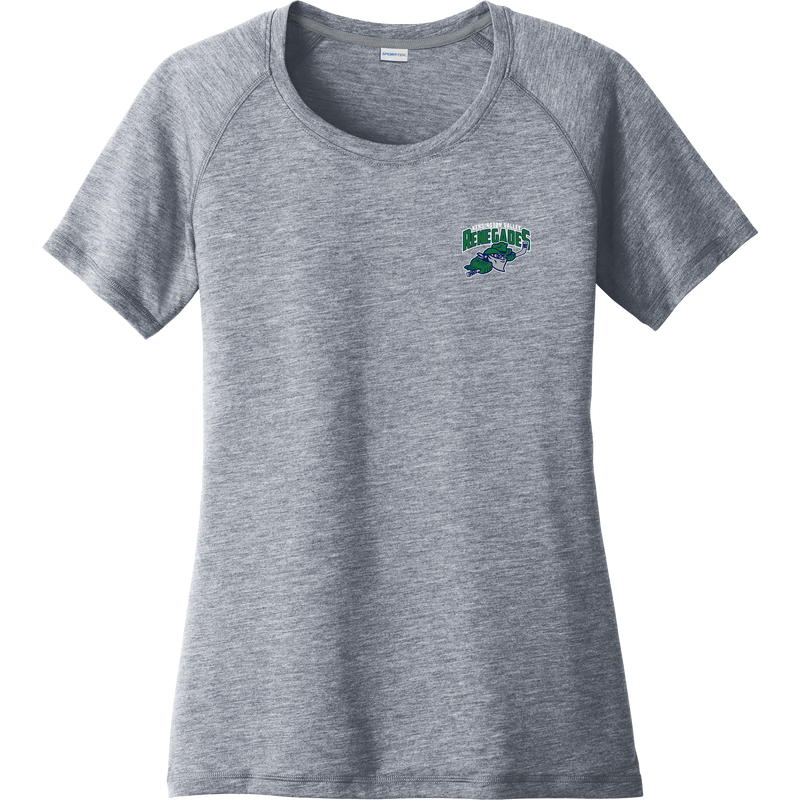 Kensington Valley Renegades Ladies PosiCharge Tri-Blend Wicking Scoop Neck Raglan Tee