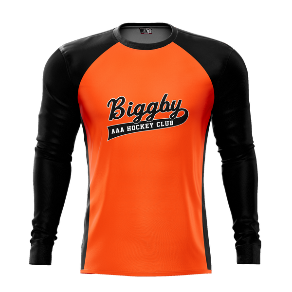Biggby Coffee AAA Tier 1 Youth 2025 Sublimated Long Sleeve Tee