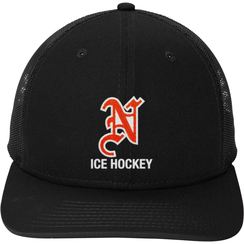 Midd North Hockey New Era Snapback Low Profile Trucker Cap