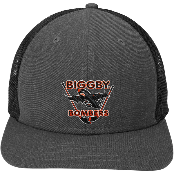Biggby Bombers New Era Snapback Low Profile Trucker Cap
