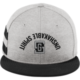 Gregory Schaefer New Era Shadow Heather Striped Flat Bill Snapback Cap