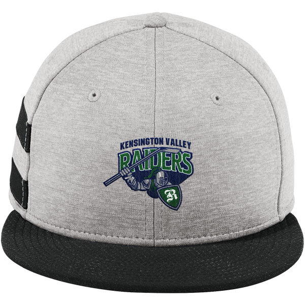 Kensington Valley Raiders New Era Shadow Heather Striped Flat Bill Snapback Cap