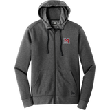 Jr. Mounties New Era Tri-Blend Fleece Full-Zip Hoodie