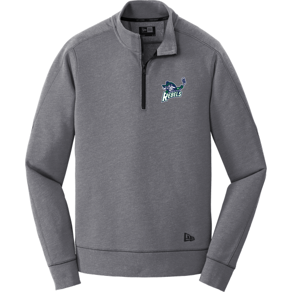 Kensington Valley Rebels New Era Tri-Blend Fleece 1/4-Zip Pullover