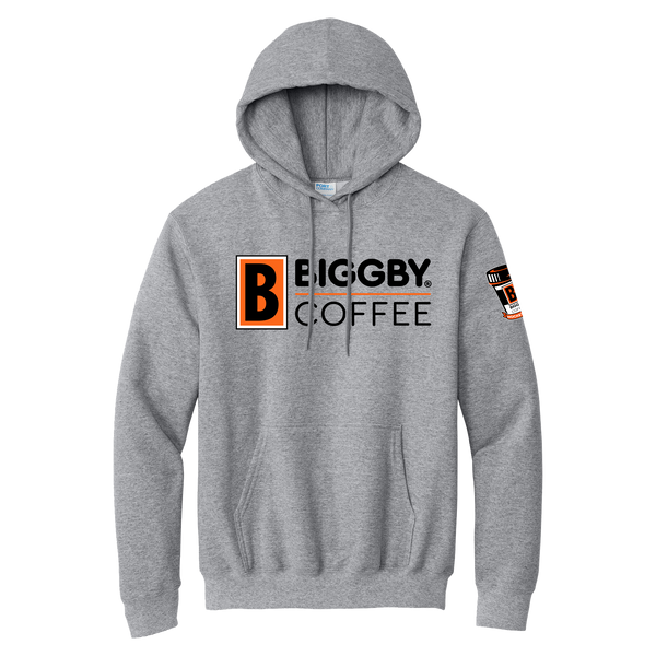 Biggby Bombers Essential Fleece Pullover Hooded Sweatshirt