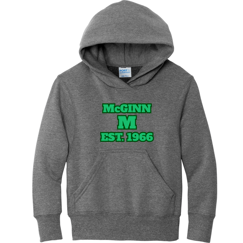 McGinn Elementary Youth Core Fleece Pullover Hooded Sweatshirt
