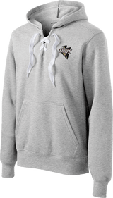 Mercer Chiefs Lace Up Pullover Hooded Sweatshirt