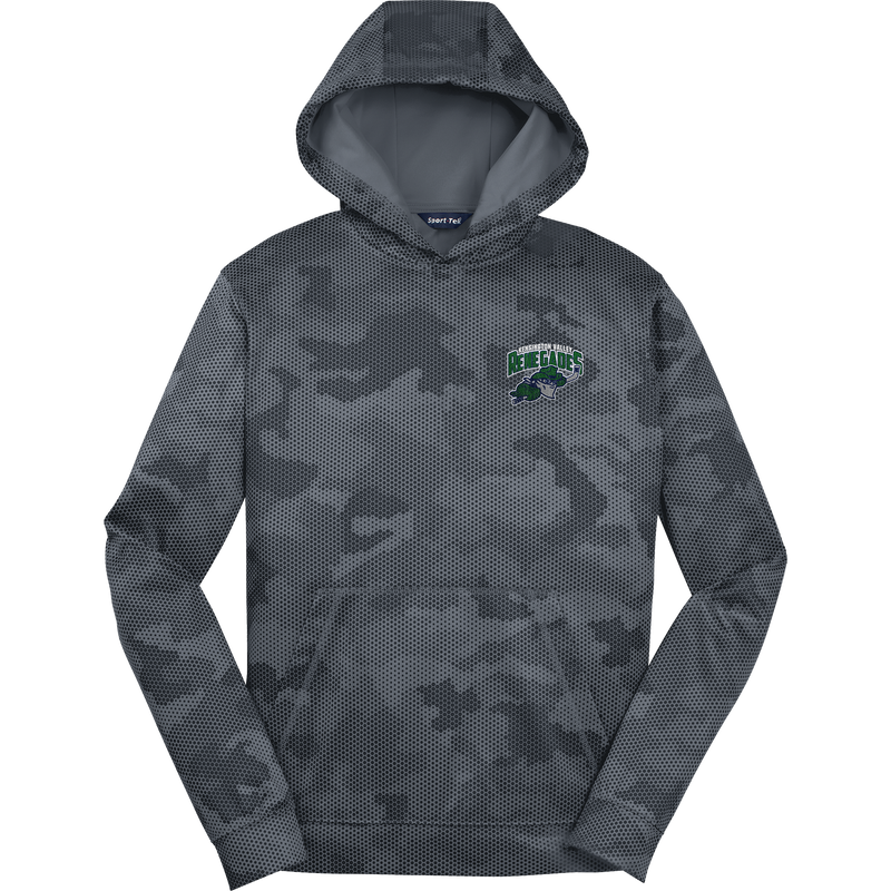 Kensington Valley Renegades Youth Sport-Wick CamoHex Fleece Hooded Pullover