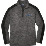 Kensington Valley Ravens Youth PosiCharge Electric Heather Colorblock 1/4-Zip Pullover