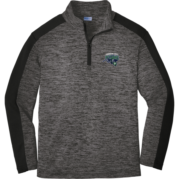 Kensington Valley Raiders Youth PosiCharge Electric Heather Colorblock 1/4-Zip Pullover