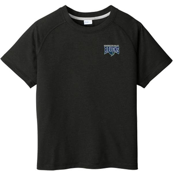 Kensington Valley Ravens Youth PosiCharge Tri-Blend Wicking Raglan Tee